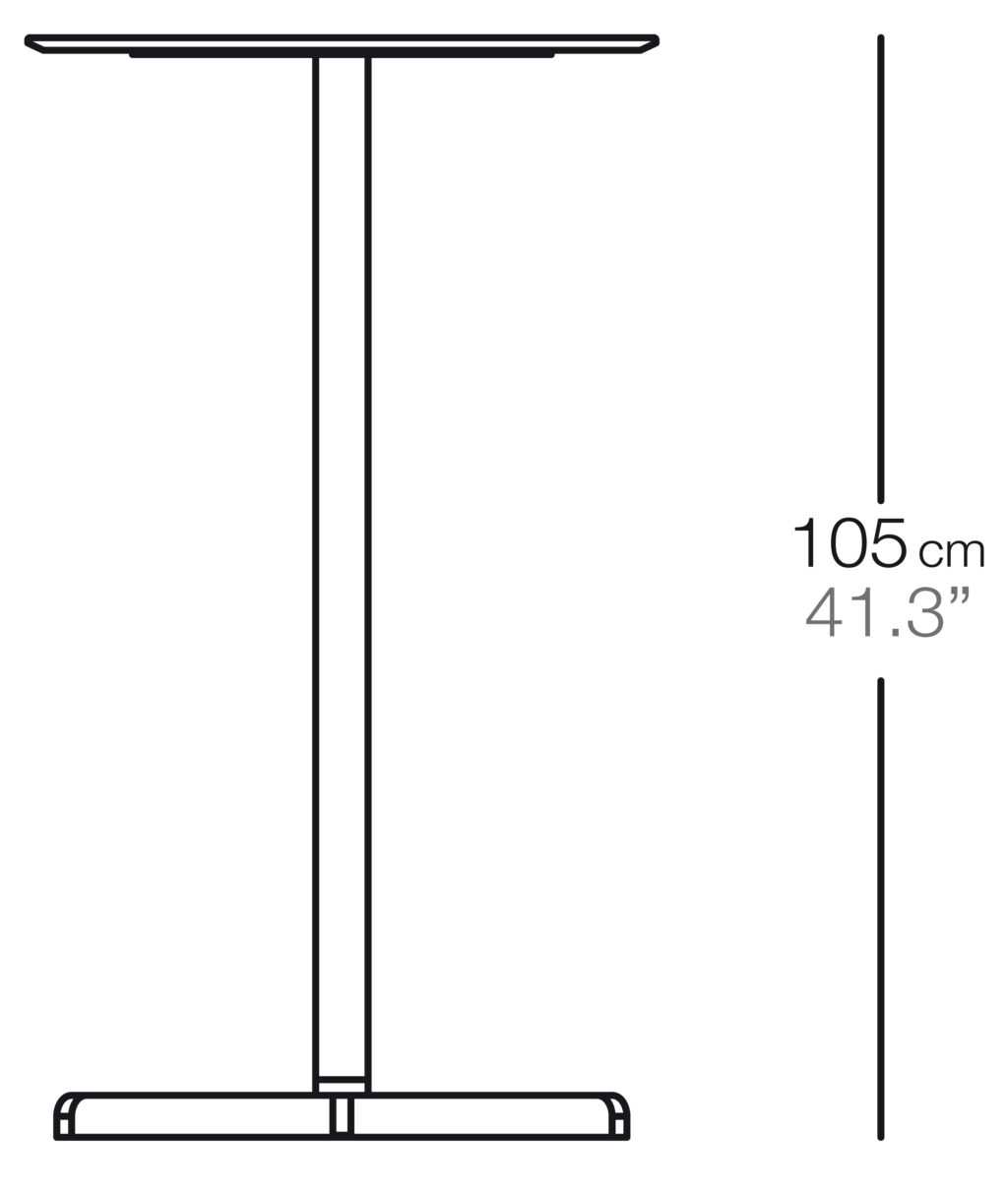 Sit Стол на центральной ножке, высота 105 Bivaq sun-id-1986085 - Вид №3