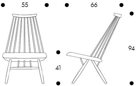 Artek Кресло из березы с высокой спинкой Mademoiselle sun-id-1509051 - Вид №3