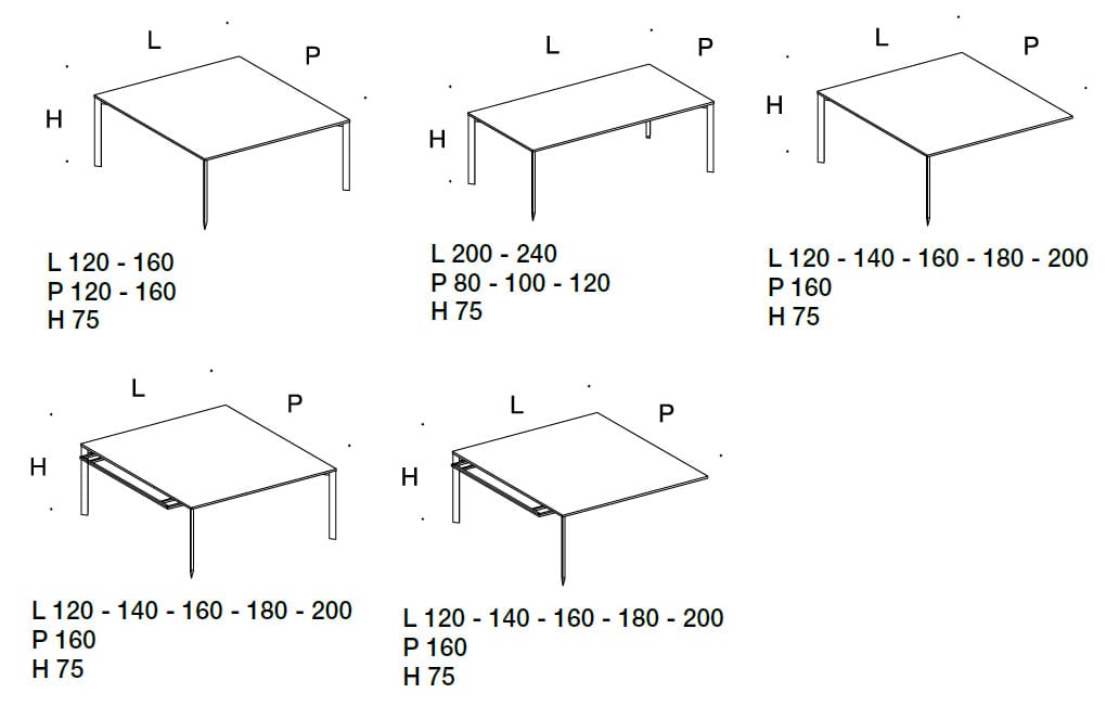 Прямоугольный стол для совещаний Citterio осколок ARCH-00023186 - Вид №2