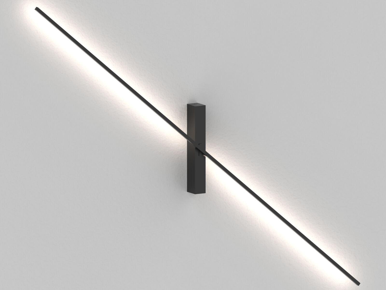 Алюминиевый светодиодный настенный светильник PROLICHT Just Black ARCH-00116516 - Вид №1