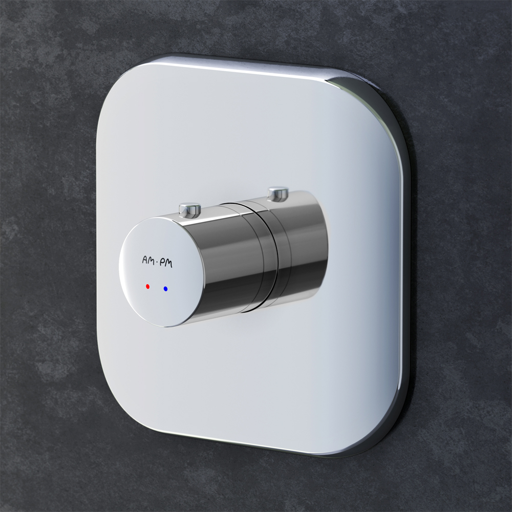 F3075500 термостат монтируемый в стену хром шт AM.PM Sensation