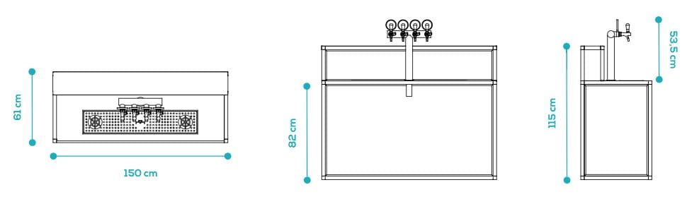 ARCH-00085738 Диспенсер для напитков с краном Station Deus® BANCO SPILLATURA - Вид №4