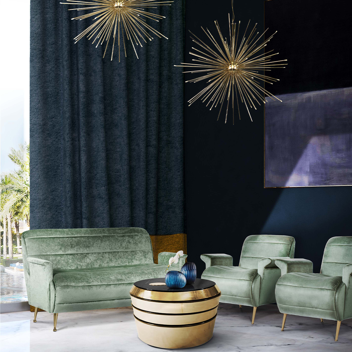 Подвесные лампы Cannonball Suspension Lamp Covethouse DELIGHTFULL  - Вид №1