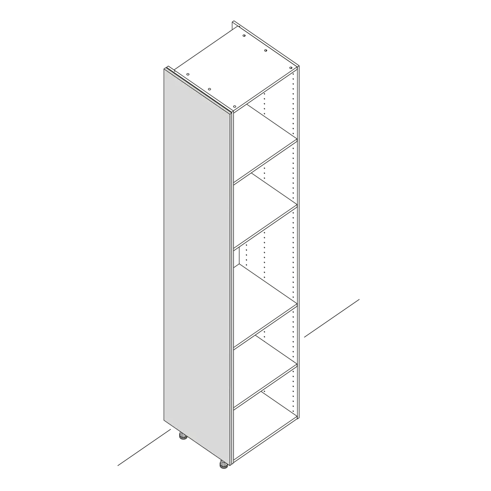 Фальшпанель для кухонного шкафа Ньюпорт 58x214 см KONSENSA цвет топо Ньюпорт Топо STLM-2198501 - Вид №10