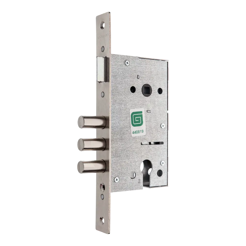 Врезной замок ГАРДИАН-1211 для входных дверей с хромированным покрытием 82391223 STLM-0026255