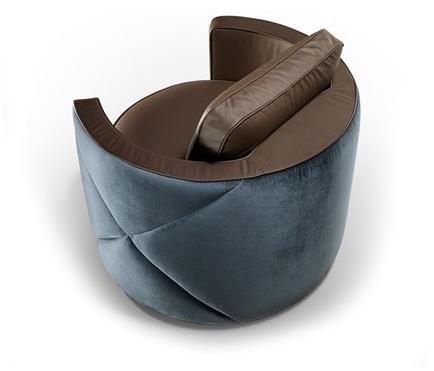 Reflex Мягкое кожаное кресло с подлокотниками sun-id-1475681 - Вид №1