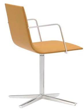 Andreu World 4-спицевый стул с подлокотниками для залов ожидания Lineal corporate So0779 - Вид №6