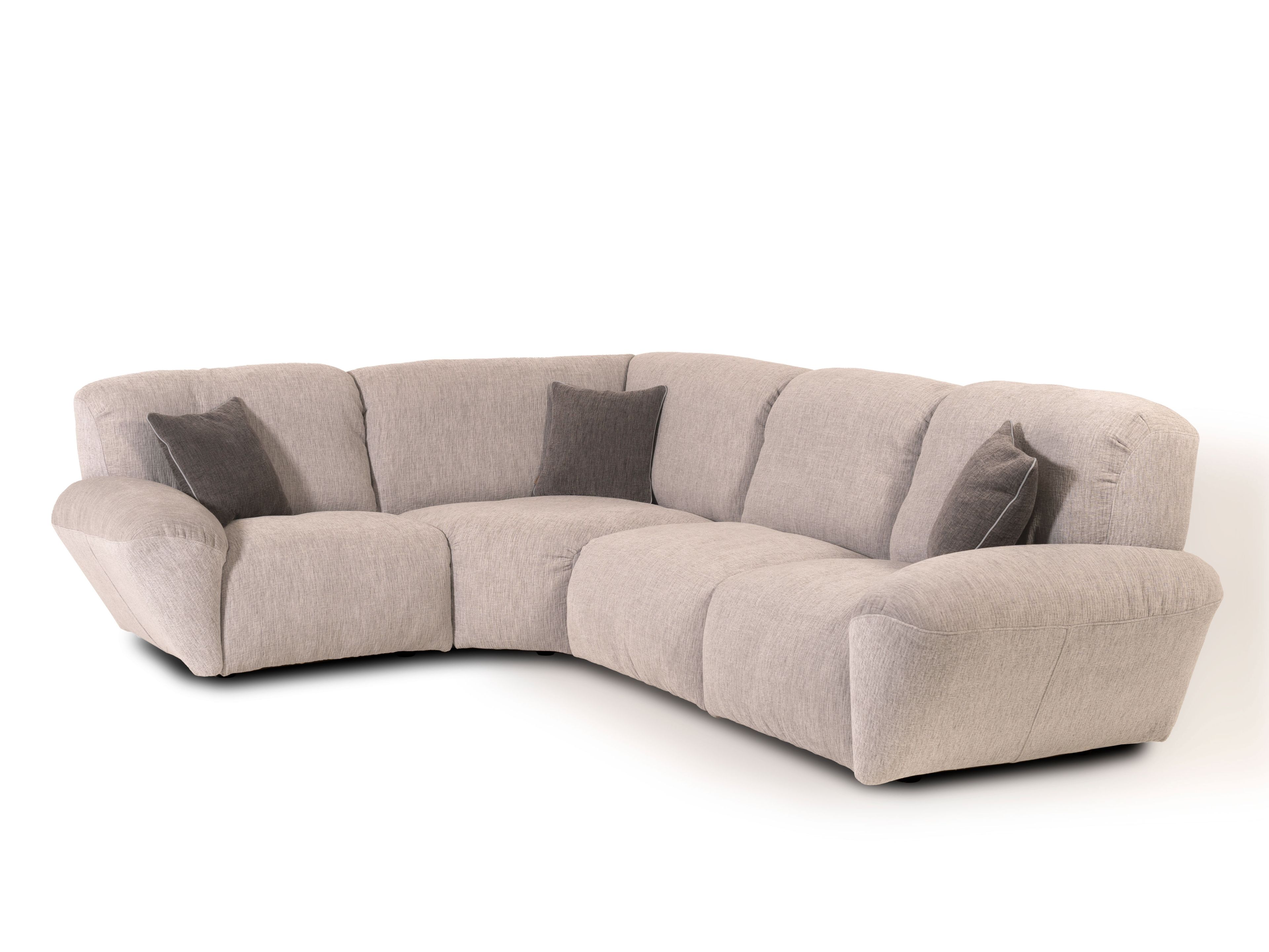 Угловой диван из ткани Mantellassi 1926 Beluga ARCH-00046365