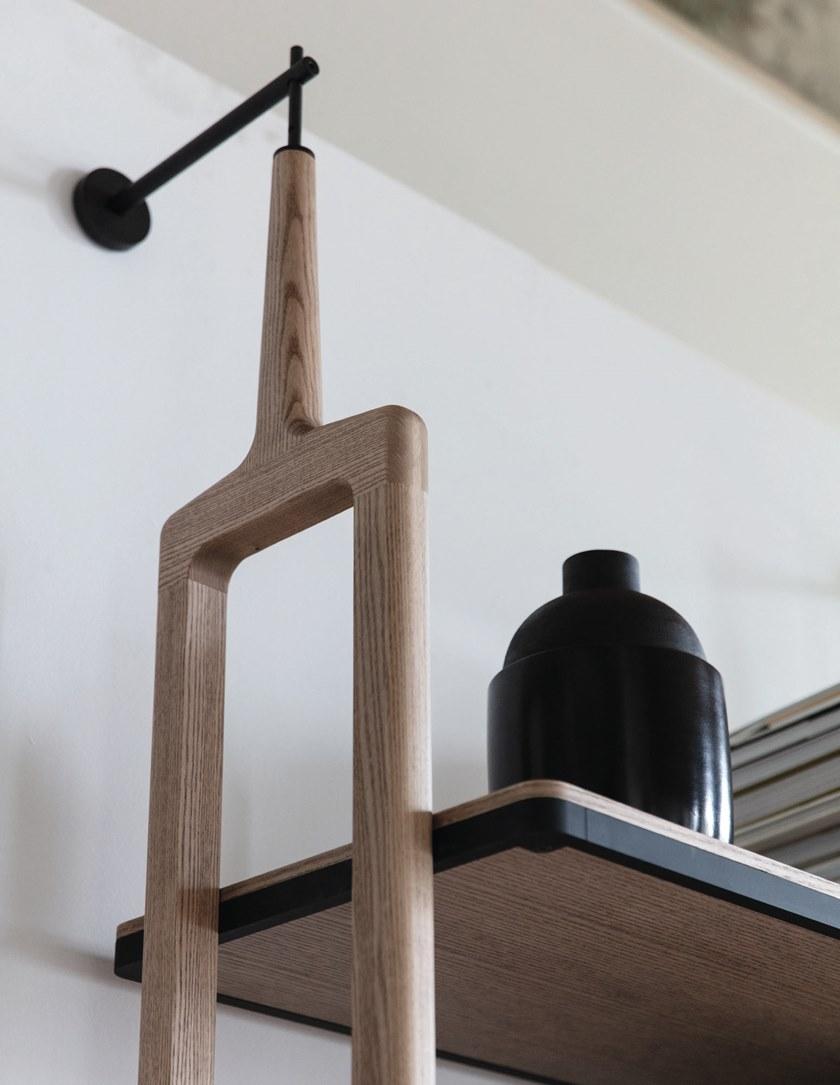 Porada Модульный книжный шкаф ясеня с ящиками Nineteen sun-id-1387246 - Вид №3