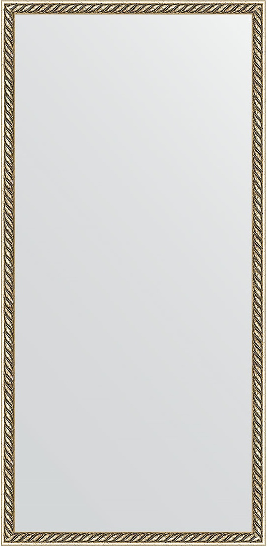BY 0703 Зеркало в багетной раме - витая латунь 26 mm EVOFORM Definite