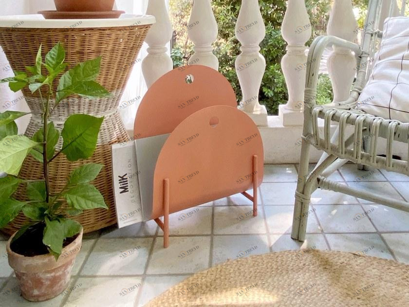 HIRO Полка для журналов из окрашенной стали sun-id-1452591