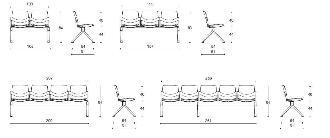 Сидя на бар ткани Diemme Sunny New ARCH-00057115 - Вид №3