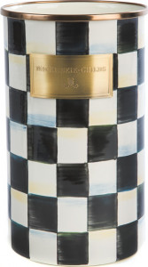 10654417 Mackenzie-Childs Держатель для столовых приборов (белый) Flower Market 13x22 Сталь