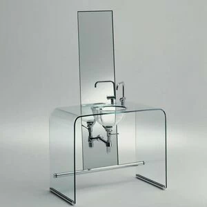 46144 Напольная раковина стоящая прямоугольная Rapsel Coup de foudre