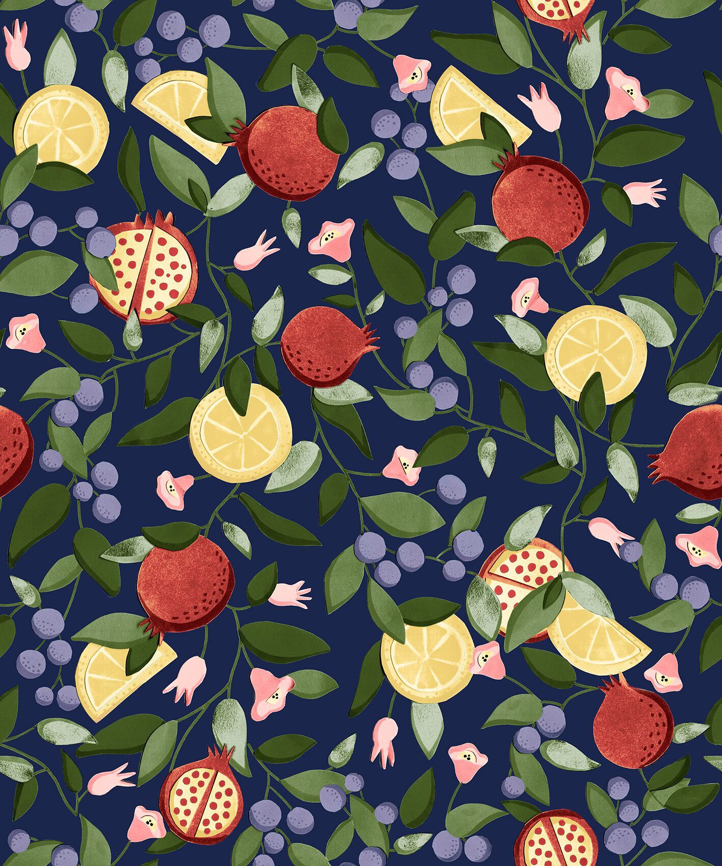 Обои с рисунком Jannelli&Volpi MALAGRANATUM ARCH-00014641 - Вид №2