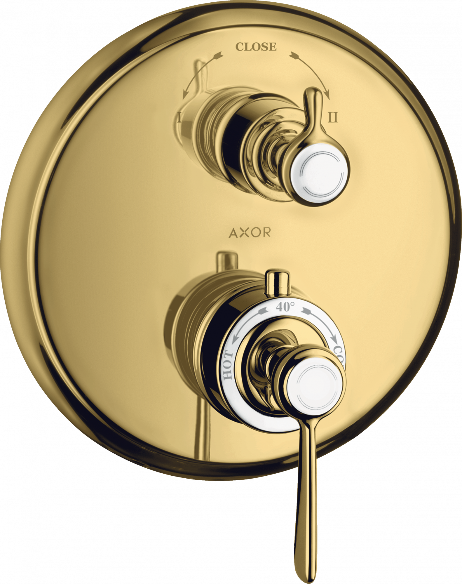 16821990 Термостат для скрытого монтажа с рычагом и запорно-переключающим вентилем AXOR MONTREUX