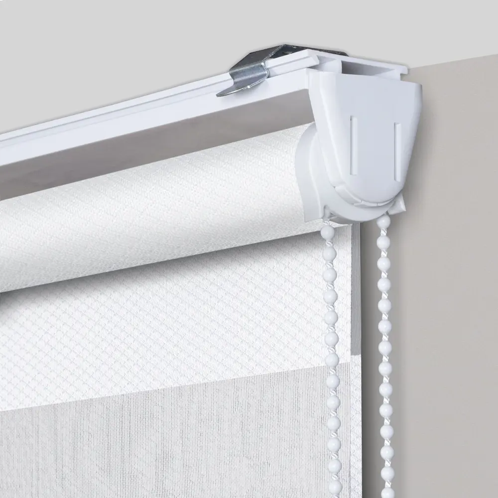 Штора рулонная день-ночь Сиберия 70x160 см белая MIAMOZA Промо 2025 STLM-2105780 - Вид №1