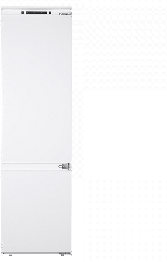 MBF193NFFW Холодильник встраиваемый / тип: двухкамерный со статической системой в холодильном и nofrost в морозильном отделении.тип установки: встраиваемый.общий/полезный объем, л: 285/281.управление: электронное.класс энергопотребления: a+.тип хладогента Santreyd  - Вид №3