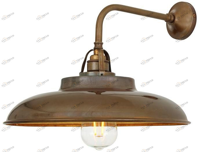Mullan Lighting Бра с прямым светом ручной работы из латуни Telal Mlwl367 
