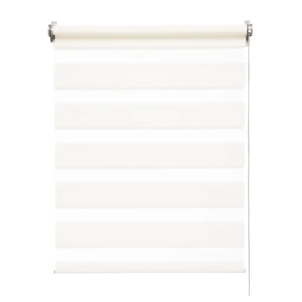 Штора рулонная день-ночь Inspire Moscou 80x160 см белая White 0 STLM-2102084 - Вид №1