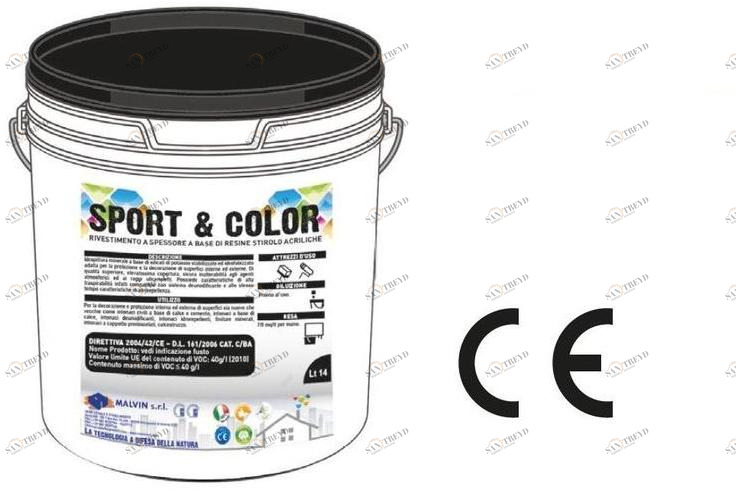 malvin Толстое покрытие для спортивных полов sun-id-1358522