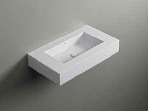 Подвесная раковина Corian® с столешницей