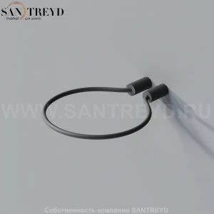 Agape BUCATINI Полотенцедержатель черный ABUC0168EB