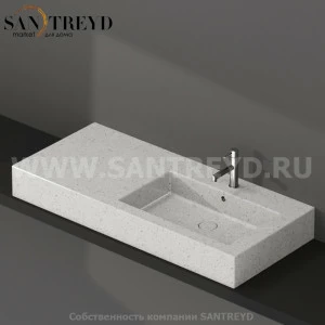 IN116DAGG Подвесная раковина настенная прямоугольная Ceramica Globo  белая