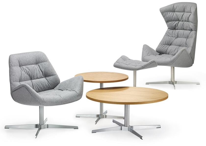 Thonet Кресло поворотное на 4-х спицах с подлокотниками 808 sun-id-1386334 - Вид №1