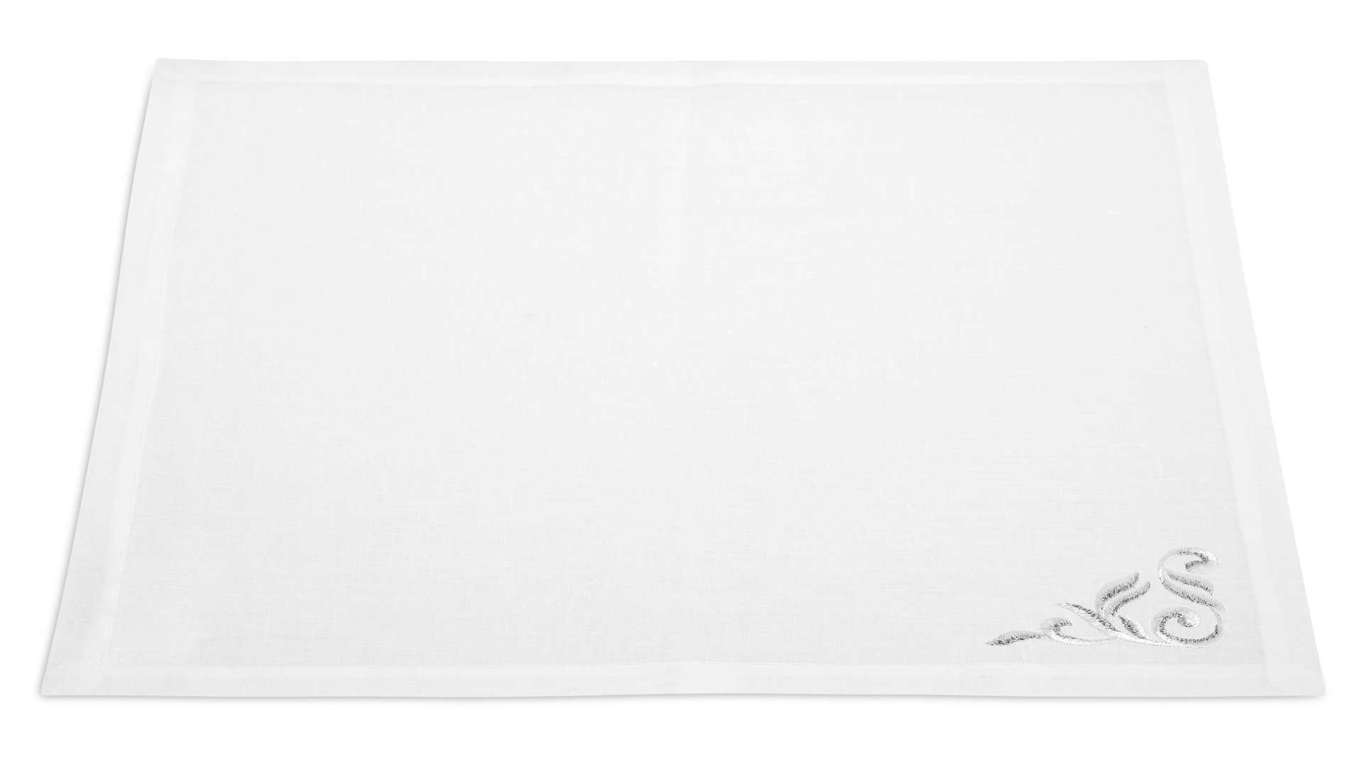 10618377 Weissfee Набор салфеток Weissfee "Монтрё" 45х45см, 6шт (шампань, серебро) Лён  - Вид №2