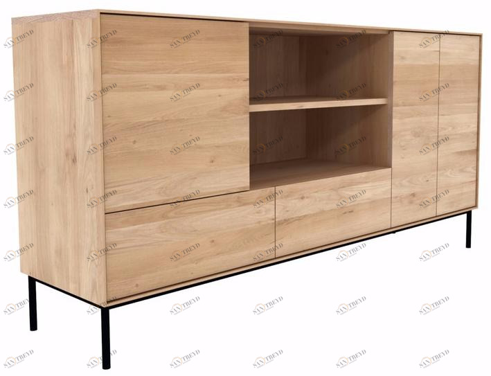 Ethnicraft Комод из дуба с распашными дверцами и ящиками Oak whitebird 051467