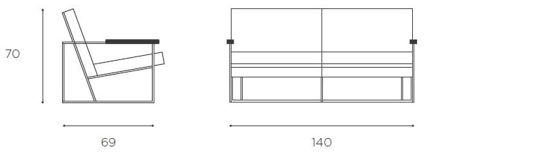 2-местный бархатный диван EPÒNIMO Gotham ARCH-00000875 - Вид №3