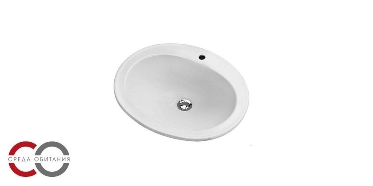 3500 Накладная раковина под столешницу  овальная Olympia Ceramica  - Вид №1