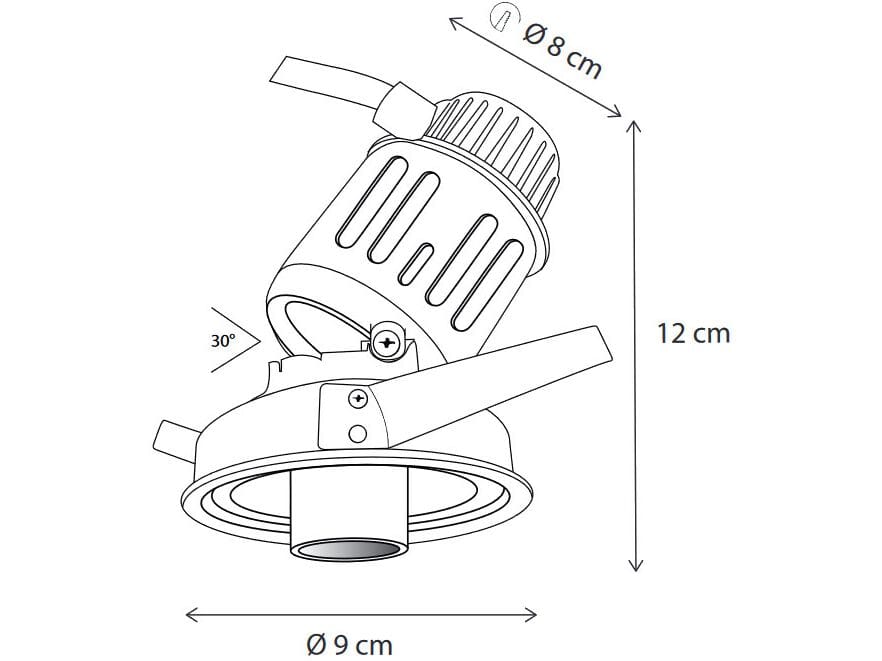 Алюминиевый полукруглый прожектор Authentage Lighting Aureole ARCH-00033316 - Вид №2