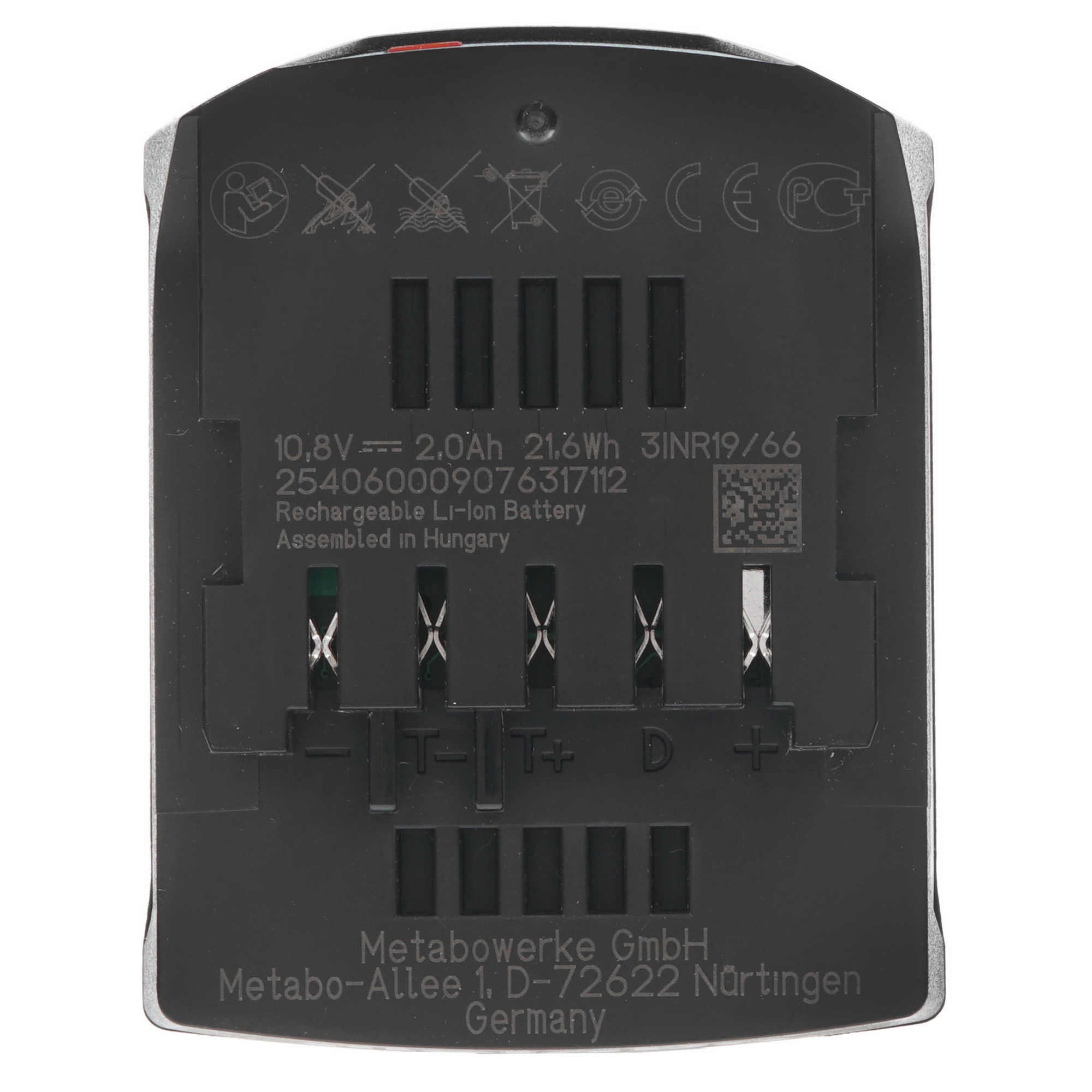 Набор аккумуляторов с зарядным устройством Metabo Basic-Set 12V 685300000 10.8/12V 8154358 STDN-0054116 - Вид №7