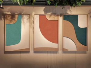 Акустическая панель из переработанного материала