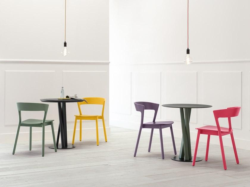 TrabA' Штабелируемый лакированный стул Edith 0070 le - Вид №9