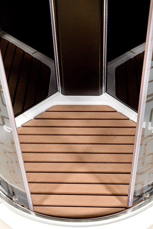 ЕМ1510 с гм. и эл. Душевая кабина DETO Серия EM BМ1510 LED с гм. BLACK - Вид №20