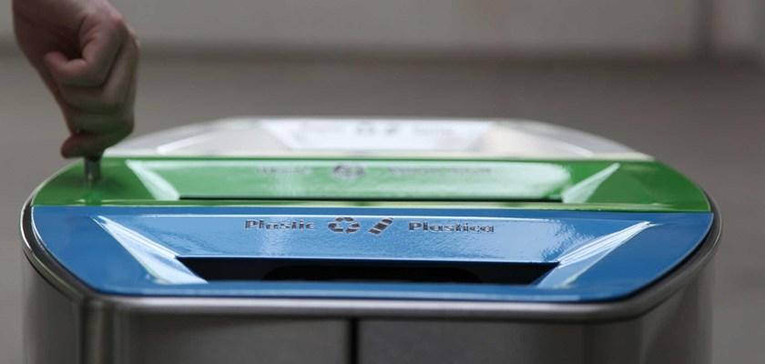 Metalco Контейнер для мусора из стали с крышкой для раздельного сбора мусора sun-id-1426004 - Вид №2