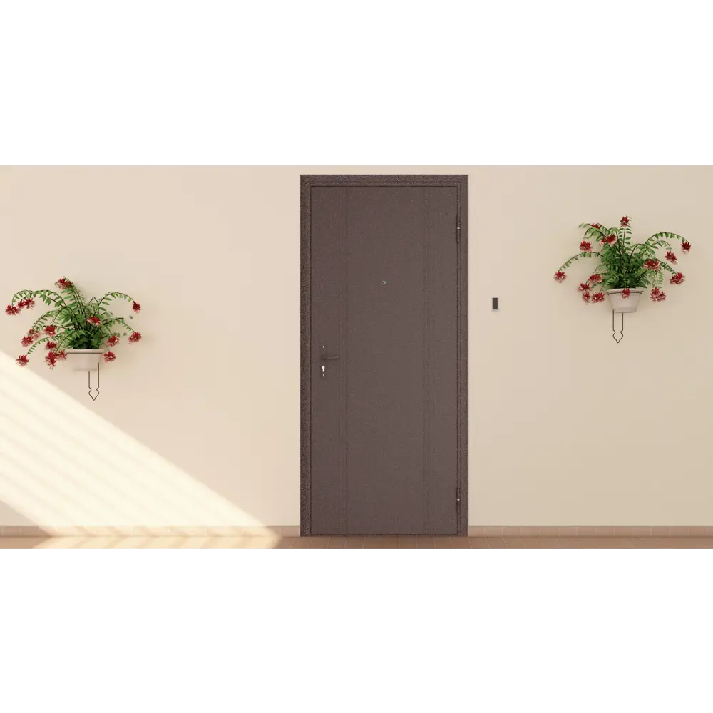 Дверь входная металлическая Ламистайл, 880 мм, правая, цвет венге DOORHAN STLM-2172605 - Вид №6