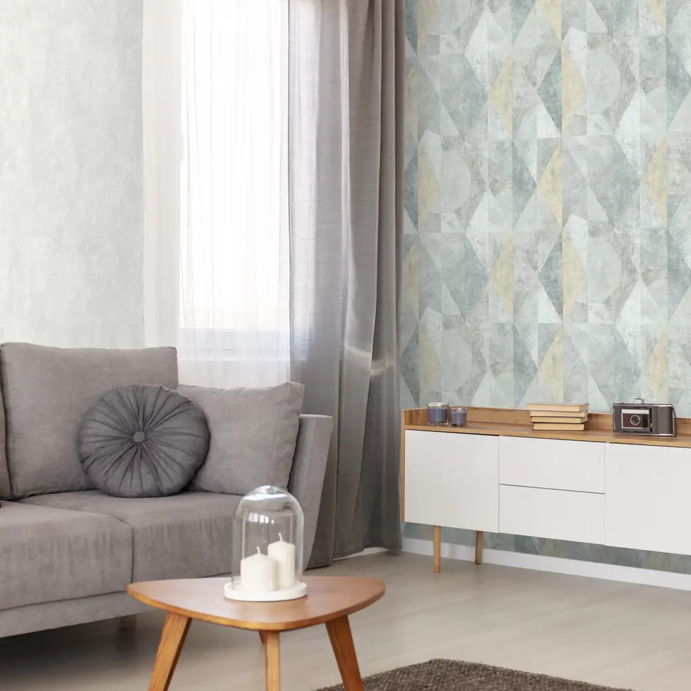 Обои флизелиновые Ateliero Anri зелёные 1.06 м AT88172-05 STLM-2040821 - Вид №3