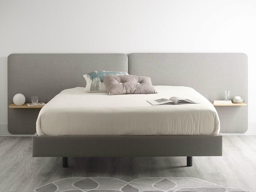 TREKU Двуспальная кровать из ткани с мягким изголовьем Lota sun-id-1474027 - Вид №2