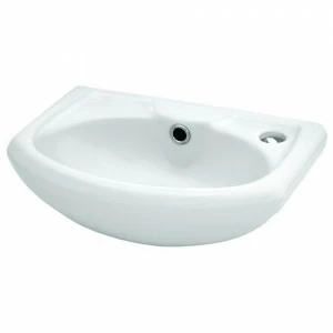 2313130 Подвесная раковина настенная овальная RUNO  белая