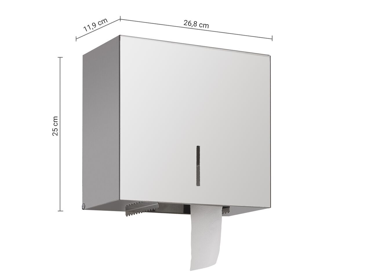 Дозатор туалетной бумаги из нержавеющей стали GEDY Люкс ARCH-00134455 - Вид №1