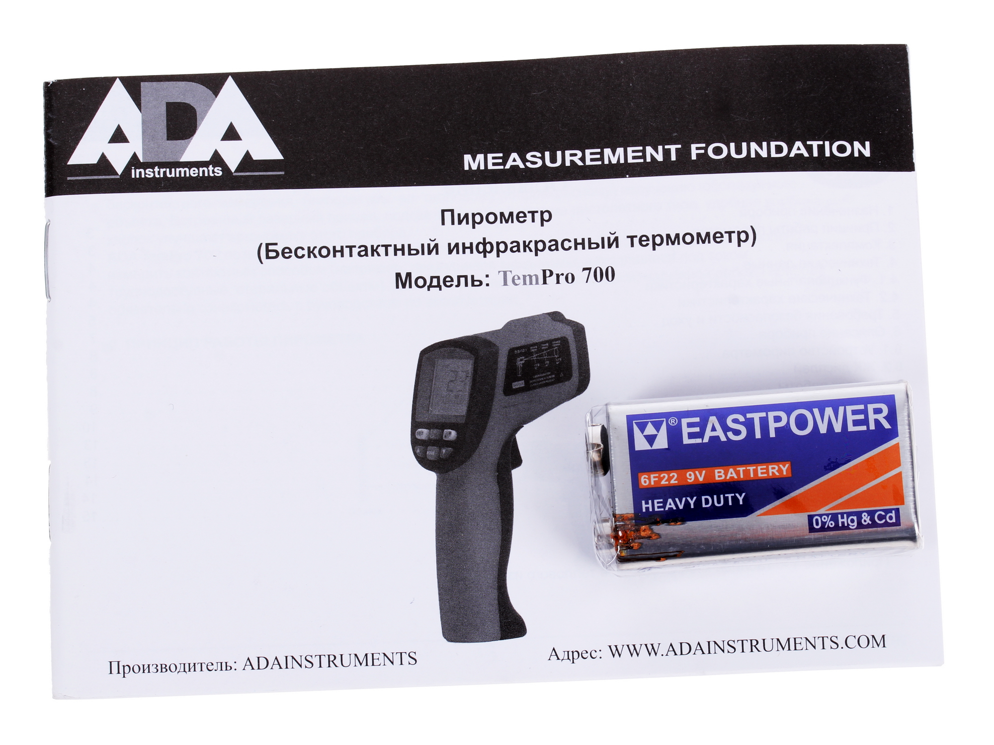 Пирометр ADA TemPro 700 6636536 STDN-0112264 - Вид №7