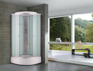 Душевая кабина NG- 3301-14 (900х900х2150) низкий поддон(26см) стекло МАТОВОЕ