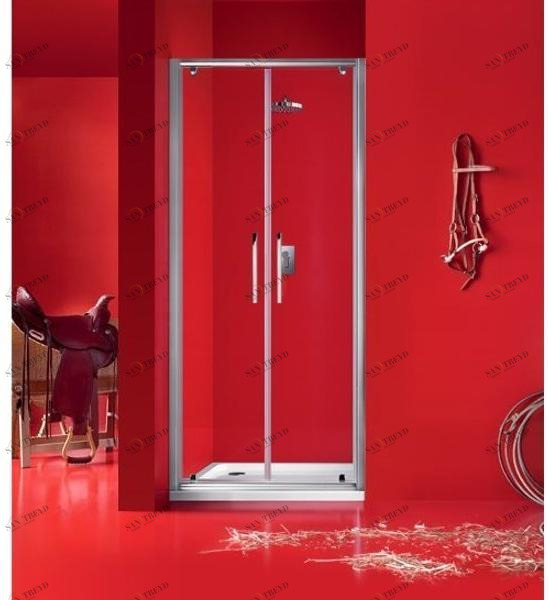 INDA® Душевая кабина стеклянная ниша с распашной дверцей Praia sun-id-1408219