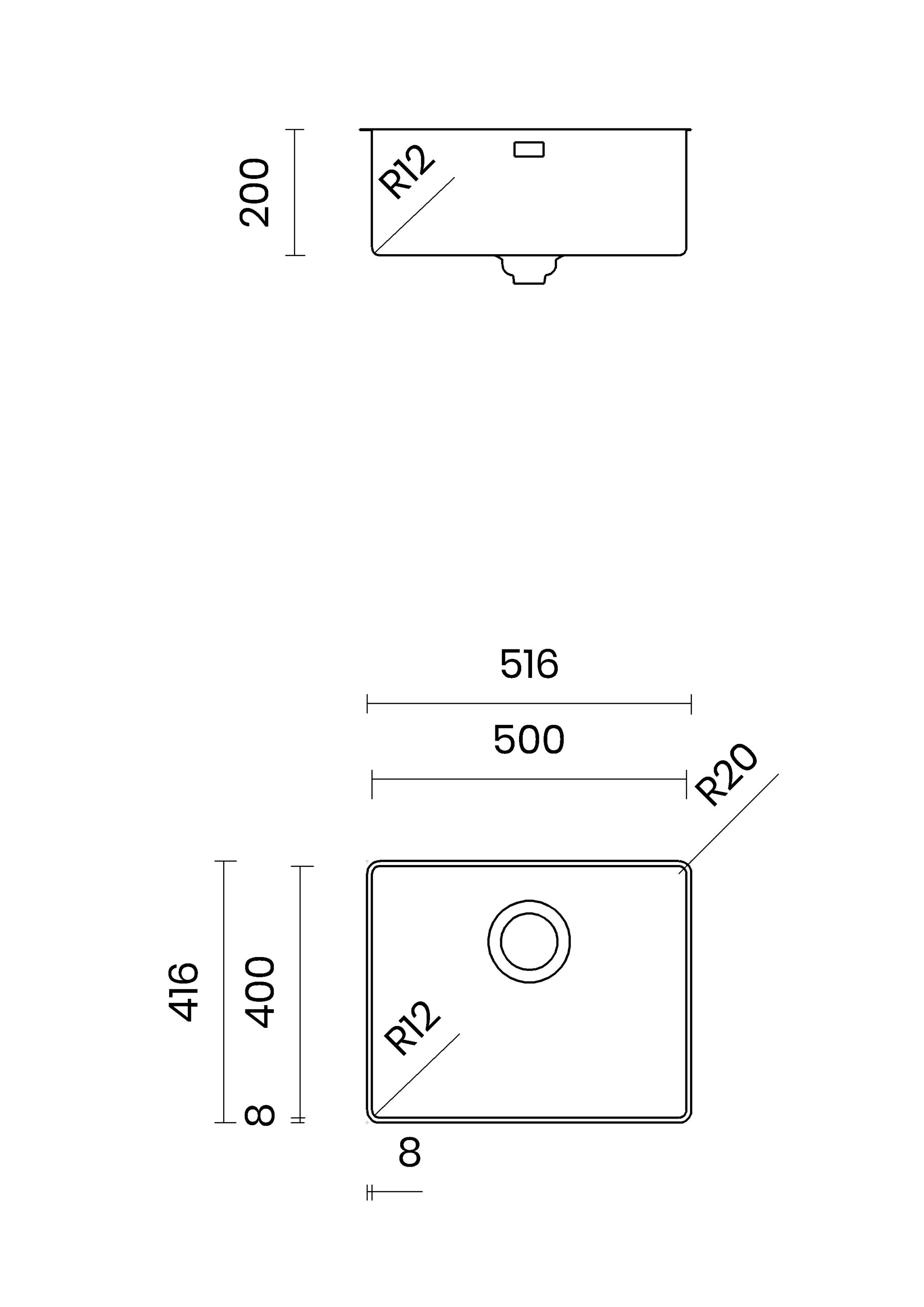 Раковина из нержавеющей стали TASCA Pura Slim ARCH-00135992 - Вид №9