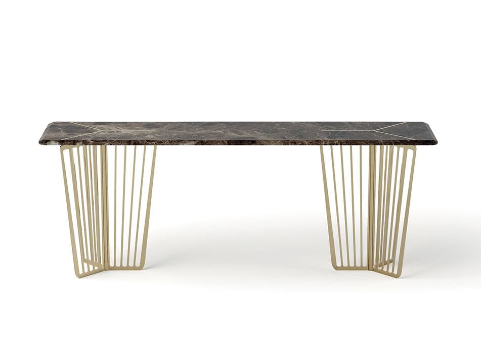Консоль из металла и мрамора Vittoria Frigerio Alfieri ARCH-00046087