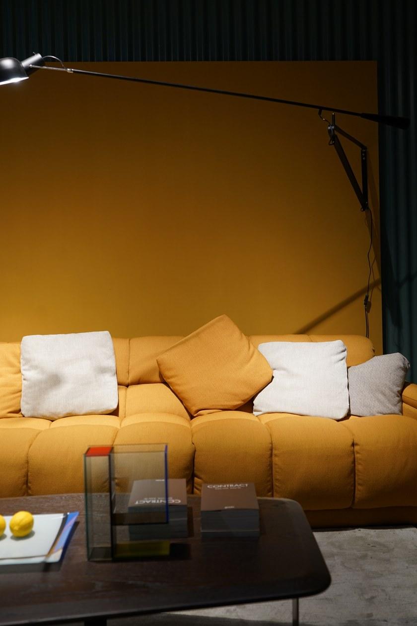 Grado Design Изогнутый 5-местный тафтинговый диван из ткани Salami Sal-sf-g05 - Вид №7